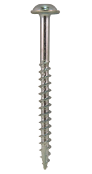 Quickscrews PN#13292 - Square Round Washer Head, Sharp Point, Zinc Plated, 8-11 X 1 1/4", Case Quantity: 9000