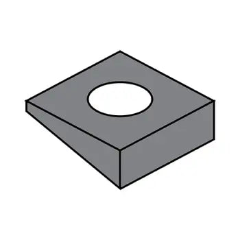 JFAST 100WBF436-1 - 1 INCH Square Beveled Washer F 436 A 325 A 490 Plain, Case Quantity: 
150