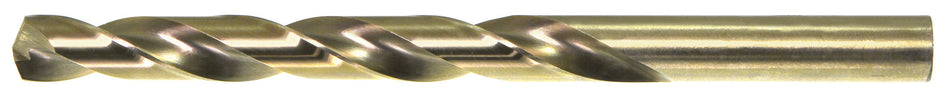 Heavy Duty Cobalt Jobber Length Drill - 135 Split Point/Straight Shank/Bronze/Fractional/USA (Drillco 500A Series)
