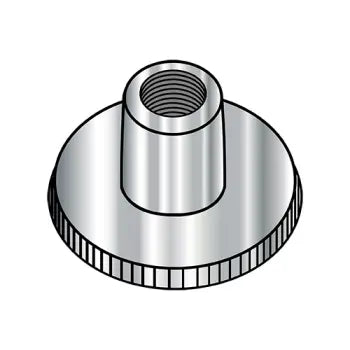 JFAST M6D466A2 - M6-1.0  Metric Din 466 Knurled Thumb Nuts high type AISI 303 Stainless Steel, Case Quantity: 
250