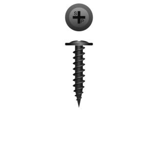 8 x 9/16 Phillips Modified Truss Head Drywall Screw Coarse Thread Black Oxide