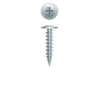 8 x 1-5/8 Phillips Modified Truss Head Drywall Screw Coarse Thread Zinc Plated