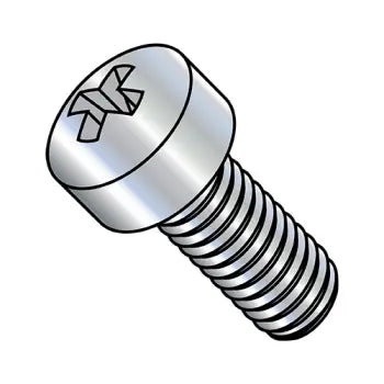 2-56 x 1/8 Phillips Fillister Head Machine Screw Fully Threaded Zinc Plated