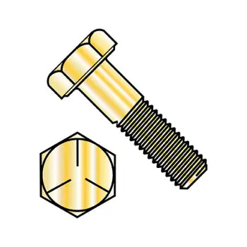 JFAST MS90726-107 - 1/2-20X3/4  MS90726 Military Hex Head Cap Screw Fine Thread Cadmium Yellow Grade 5 DFAR, Case Quantity: 
525