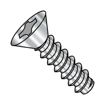 2-32X3/16  Phillips Flat Self Tapping Screw Type B Fully Threaded 18-8 Stainless Steel