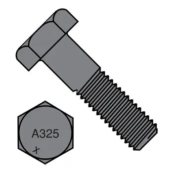 JFAST 7544A325-1 - 3/4-10X2 3/4  Heavy Hex Structural Bolts A325-1 Plain Made in North America, Case Quantity: 
100