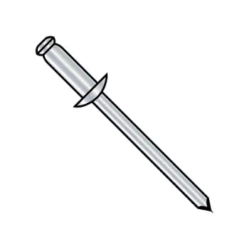 3/16 x 0.37- 0.50 Steel Zinc Plated Rivet With Steel Mandrel