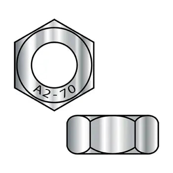 JFAST MI64032A270 - M6-1.0  Metric ISO 4032 Hex Nut A2-70 Stainless Steel, Case Quantity: 
4,000