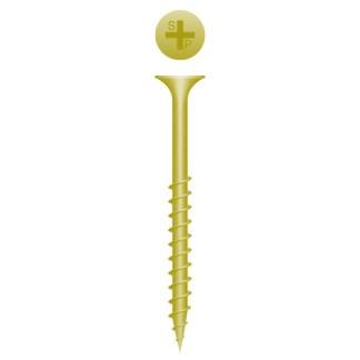 Strong-Point 1040SY – Phillips Bugle Head, Coarse Thread, Zinc Yellow Plated, 10 x 4, Case Quantity: 800