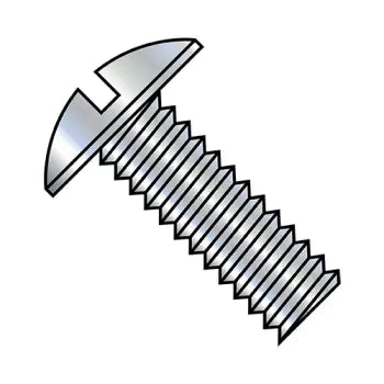 4-40 x 1/4 Slotted Truss Machine Screw Fully Threaded Zinc Plated