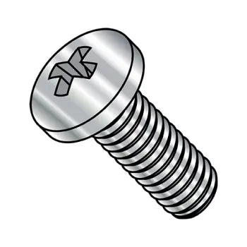 2-56 x 1/4 Phillips Pan Machine Screw Fully Threaded 316 Stainless Steel