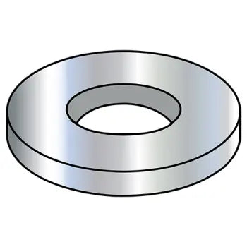 JFAST 06WFBR - #6 Flat Washers, Type B Regular, Steel, Zinc, Case Quantity: 10000