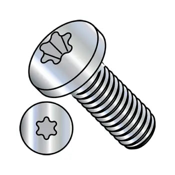 JFAST M512MTP - M5-0.8X12  Din 7985 Metric 6 Lobe Pan Head Machine Screw Full Thread Zinc Rohs, Case Quantity: 
5,000