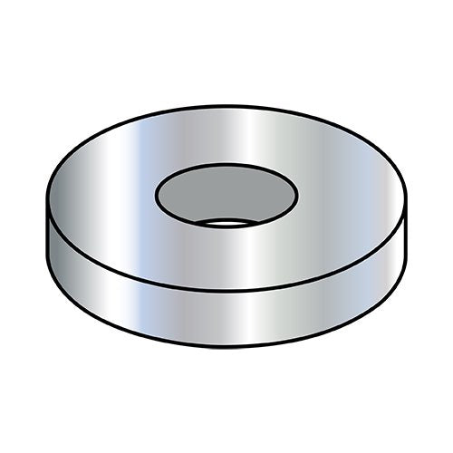 JFAST 50WSAED - 1/2" SAE Flat Washers, Steel, Zinc, Made in USA, Case Quantity: 2000