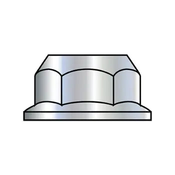 JFAST M5D6923-8 - M5-0.8  Din 6923 Metric Class 8 Hex Flange Nut Non Serrated Zinc ROHS, Case Quantity: 
5,000