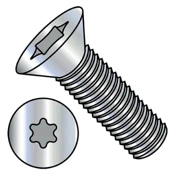 JFAST MI2.51014581 - M2.5-0.45X10  ISO14581 Metric 6 Lobe Flat Machine Screw Full Thd Class8.8 Heat Treat Zinc ROHS, Case Quantity: 
10,000