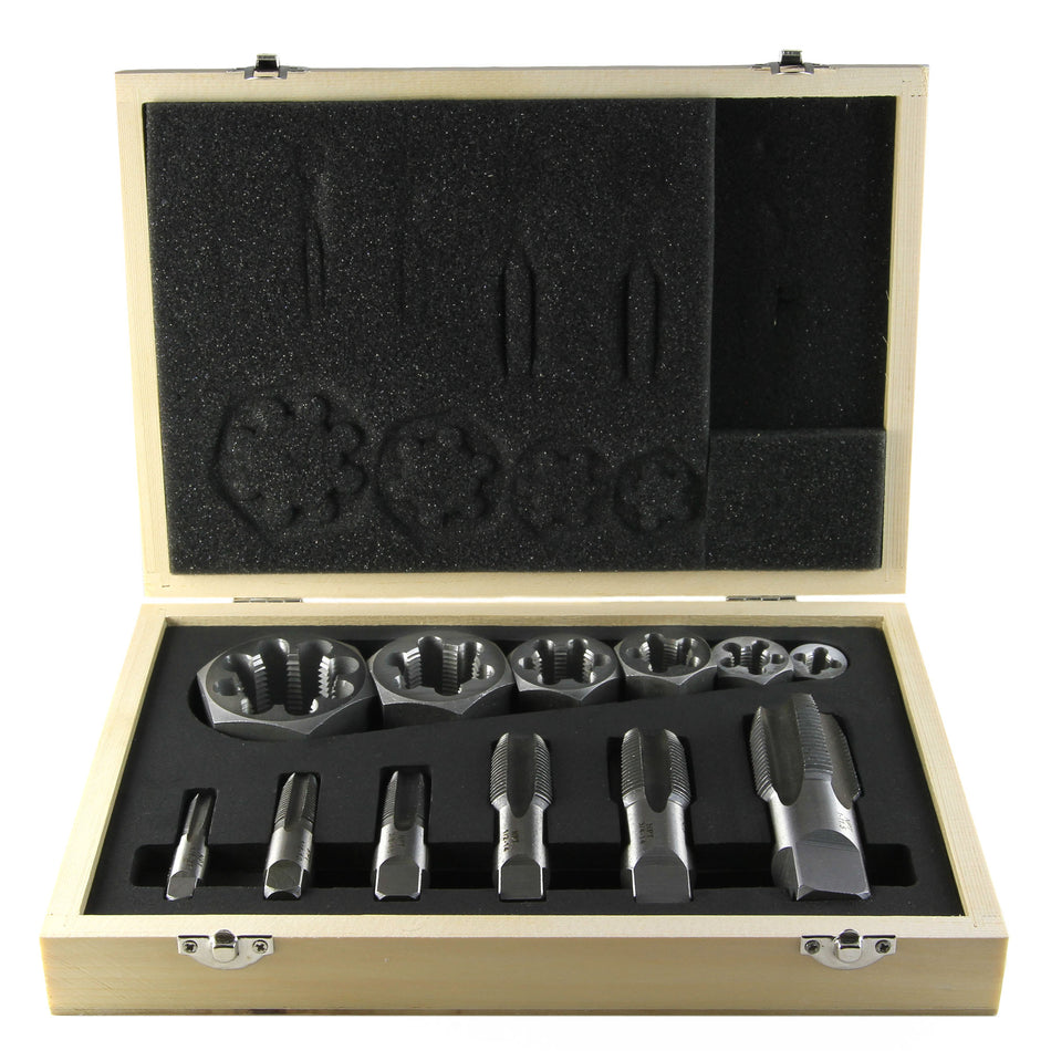 DRILLCO DRL2700C12 - CARBON 12 PC. Pipe Tap SET