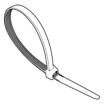 04.1-18LB Cable Tie Natural Nylon 6/6