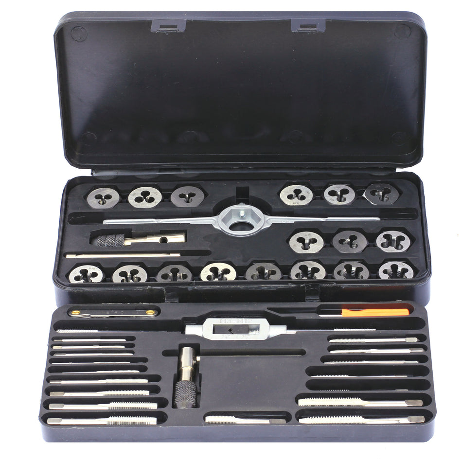 DRILLCO DRL2800C36 - Metric Carbon Tap & Die Set 36pc