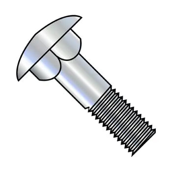 JFAST 87160C - 7/8-9X10  Carriage Bolt Partially Threaded 6" Thread Under Sized Body Zinc, Case Quantity: 
10