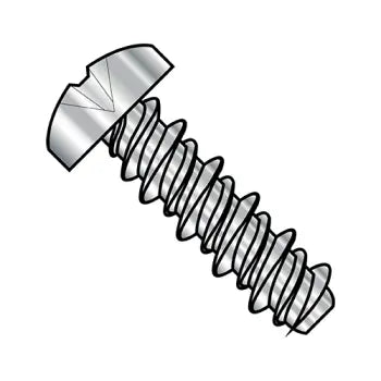 2-32 x 3/16 PHILLIPS PAN HIGH LOW SCREW Fully Threaded 410 STAINLESS STEEL