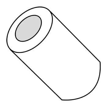 JFAST 100802RSN - 2X1/2  Three Sixteenths Round Spacer Nylon, Case Quantity: 
1,000