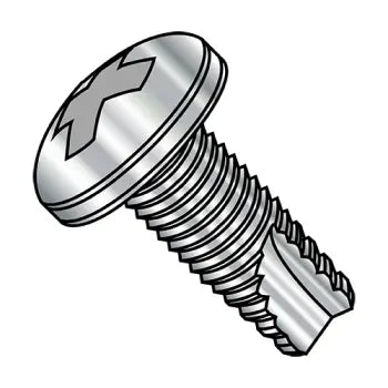 6-32 x 1/2 Phillips Pan Head Thread Cutting Screw Type 23 Fully Threaded 18-8 Stainless Steel