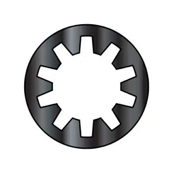 6 Internal Tooth Lock Washer Black Oxide