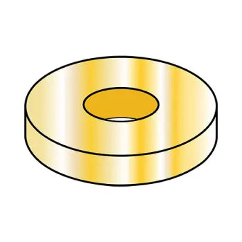 JFAST 14WUSSY - 1/4  U S S Flat Washer Zinc Yellow, Case Quantity: 
3,725