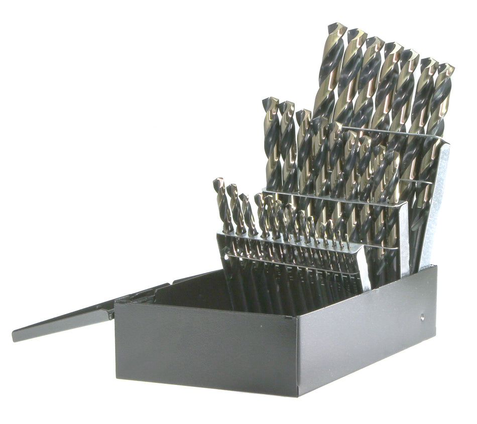 DRILLCO DRL400F29 - 29PC DRILL BIT SET 1/16-1/2 BY 64ths