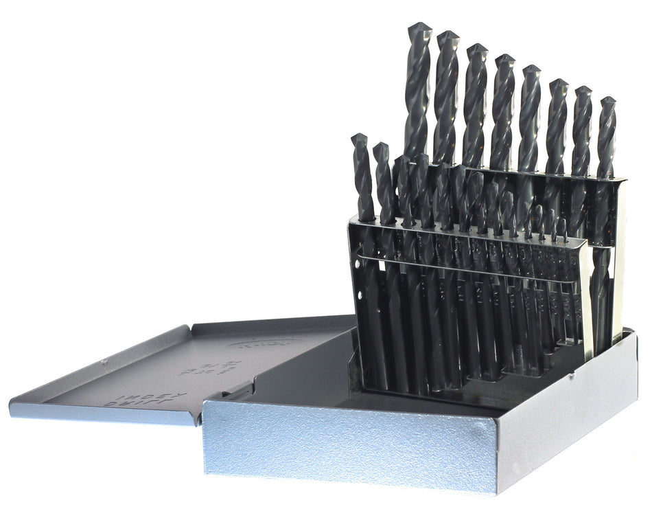 DRILLCO DRL400HD21 - 21PC HD DRILL BIT SET 1/16-3/8 BY 64ths