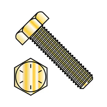 JFAST 7556BHT8 - 3/4-10X3 1/2  Hex Tap Bolt Grade 8 Fully Threaded Zinc Yellow, Case Quantity: 
70