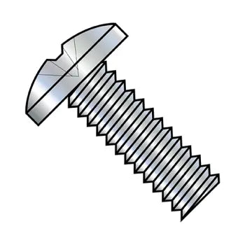 2-56 x 1/4 Phillips Binding Undercut Machine Screw Fully Threaded Zinc Plated