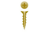 Strong-Point 608AB – Phillips Flat Head Particle Board Screws, Antique Brass, 6 x 1/2, Case Quantity: 25000
