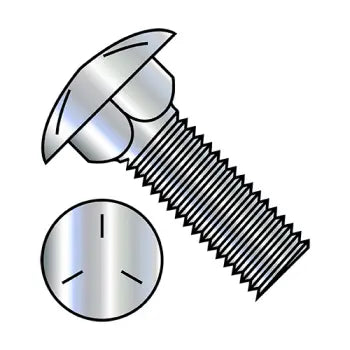 JFAST 7580C5 - 3/4-10X5  Carriage Bolt Grade 5 Fully Threaded Zinc, Case Quantity: 
55