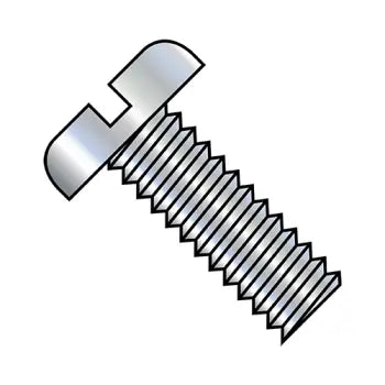 2-56 x 1/8 Slotted Pan Head Machine Screw Fully Threaded Zinc Plated