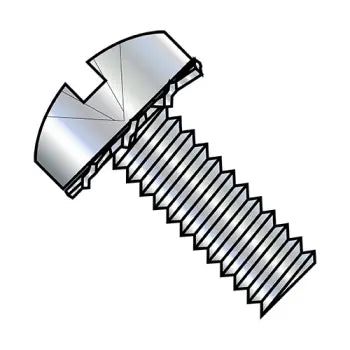 4-40 x 1/4 Combination (slot/phil) Pan External Sems Machine Screw Fully Threaded Zinc Plated