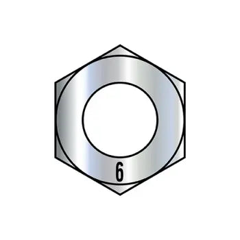 JFAST M3D934-6 - M3-0.5  Din 934 Metric Class 6 Hex Nuts Zinc, Case Quantity: 
15,000