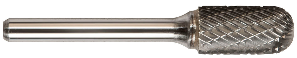 DRILLCO DRL70C041DC - SC-41 Cylindrical Ball Nose Solid Carbide Miniature Bur Double Cut