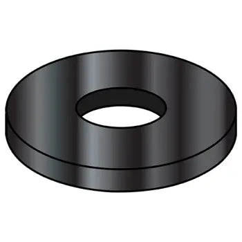 JFAST MS15795-801B, .078" Mil-Spec Flat Washers, 300 Series Stainless Steel, Black Oxide, Case Quantity: 5000