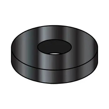 JFAST 06WSAEB - #6 SAE Flat Washers, Steel, Black Oxide, Case Quantity: 25000