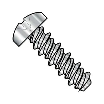 2-32 x 3/16 Phillips Pan High Low Screw Fully Threaded 18-8 Stainless Steel