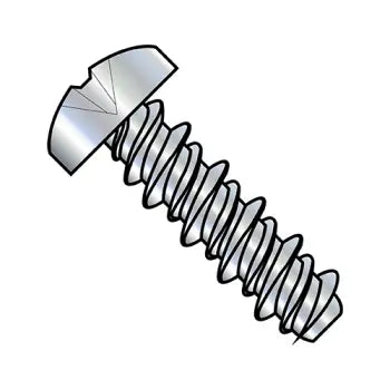 2-32 x 3/16 Phillips Pan High Low Screw Fully Threaded Zinc Plated