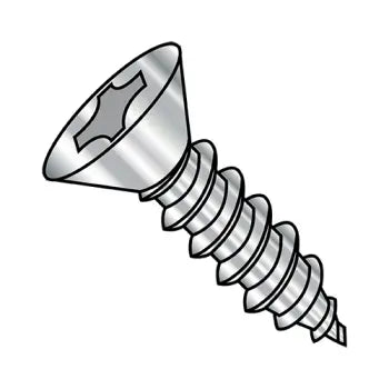 6-18 x 3/8 Phillips Flat Self-Tapping Sheet Metal Screw Type A Fully Threaded 18-8 Stainless Steel