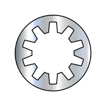 JFAST M10D6797J - M10 Internal Tooth Lock Washers, Steel, Zinc, DIN6797J, Case Quantity: 3000