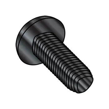 4-40 x 1/4 Phil Pan Taptite Alternative Thread Rolling Screw Fully Threaded Black Oxide & Wax