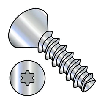 JFAST M510LTF4 - M5-2.3X10  Metric 6 Lobe Flat Plastite/Fix Alternative 45 Degree Full Thread Zinc and Bake, Case Quantity: 
6,000