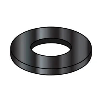 JFAST M3D125A188B - M3 Flat Washers, 18-8 Stainless Steel, Black Oxide, DIN125A, Case Quantity: 10000