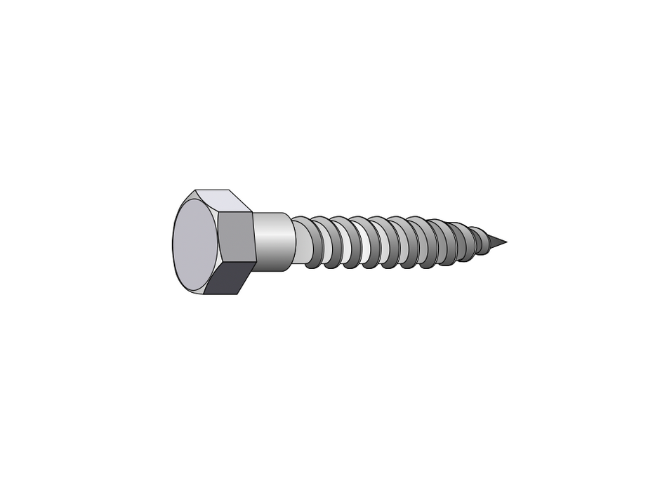 1/2-13 x 3-1/2  Heavy Hex Structural Bolts A325 Type 1 Plain