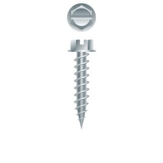 Strong-Point N10245 – Slotted Indented Hex Washer Head Self Tapping Sheet Metal Screw, Zinc Plated, 10-12 x 1-1/2, Twinfast, Case Quantity: 3000